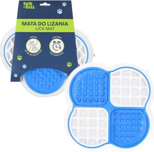 Silicone licking mat for dogs