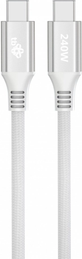 USB C - USB C Cable 1m white with 240W power