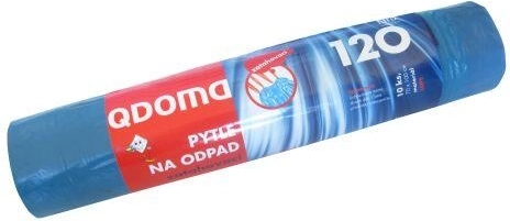 Стягащи чували за отпадъци 120 л, 70 × 100 см, 27 µ, 10 бр.