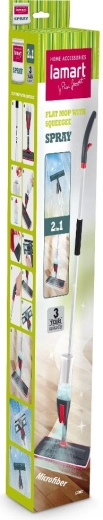 Double squeegee for washing and water removal