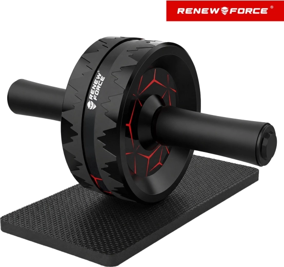 Тренировъчно колело за корем RENEW FORCE с двойно колело и подложка за колене