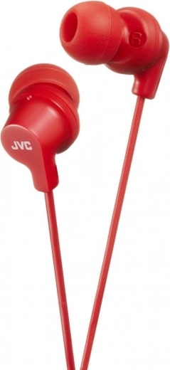JVC HA-FX10 жични слушалки тип тапи – Червени