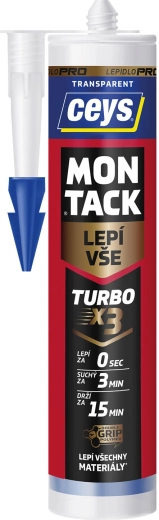 Ceys Montack Turbo монтажно лепило прозрачно 290 ml