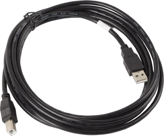USB кабел 2.0 AM–BM 3 м черен