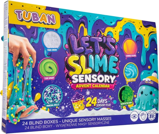 Адвент календар Let’s Slime – 24 дни сензорно забавление