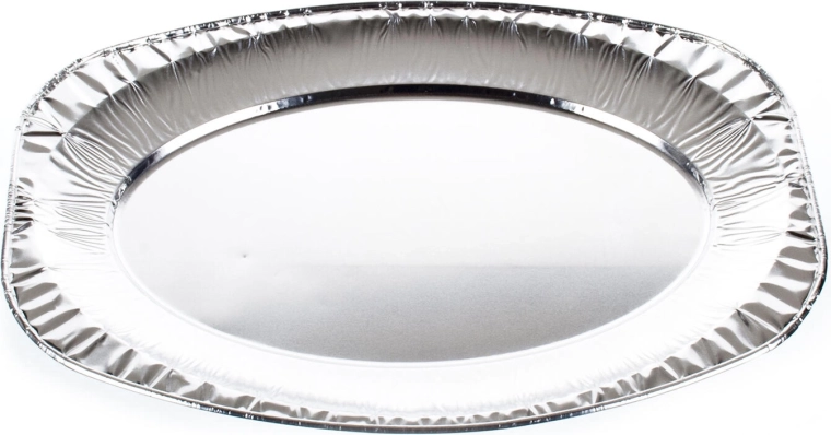 Serving Oval Aluminum Trays 43.5 × 29 cm, 2 pcs