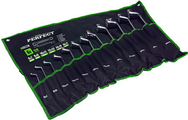 Stalco set of offset ring spanners 6–22 mm (8 pcs)