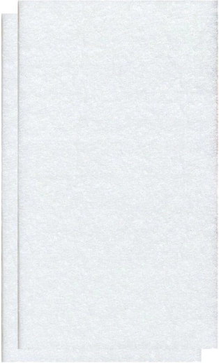 Филцови самозалепващи подложки за мебели 100 × 60 mm, бели, 2 бр.