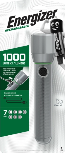 Energizer Vision HD Metal Rechargeable – rechargeable handheld flashlight