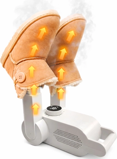 Warm air for quick drying