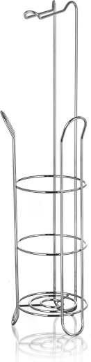 Toilet Paper Stand with Holder, Chrome, 60 cm