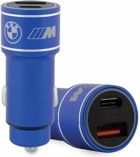 BMW M Edition Car Charger 20 W PD/QC 3.0 Blue