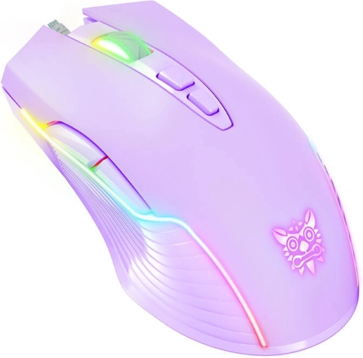 ONIKUMA RGB Gaming Mouse Purple