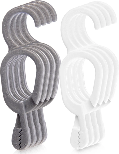 Towel Clips with Hook, Set of 8