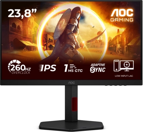 AOC 23,8" геймърски монитор Fast IPS 240 Hz с Pivot