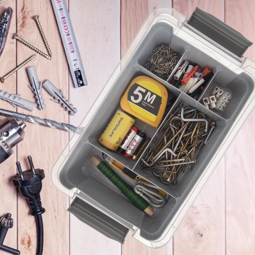 Inner grey insert for better organization