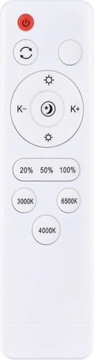 Remote control for convenient adjustment