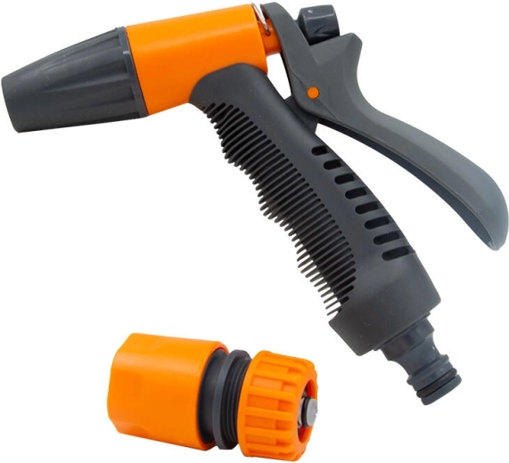 Adjustable Spray Gun with STOP Quick Connector 1/2" AQUA