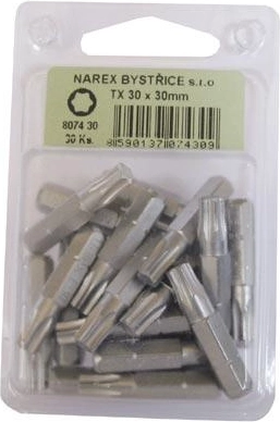 Torx Bit Set T20, 30 mm, 30 pcs