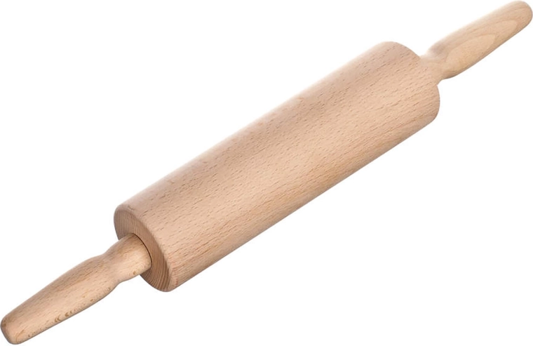 Wooden rolling pin for dough BRILLANTE 39 × 6 cm