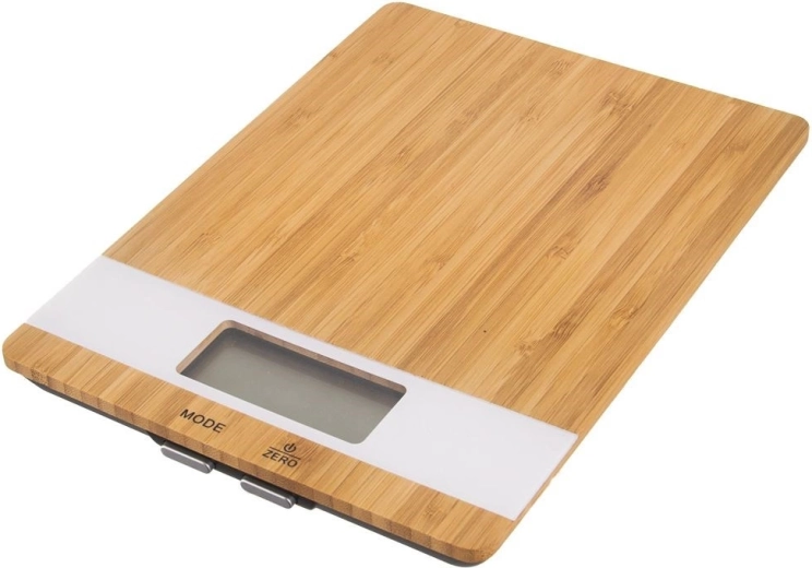 Електронна бамбукова кухненска везна WHITELINE 5 kg