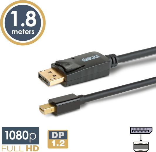DisplayPort to Mini DisplayPort Cable 1.8 m