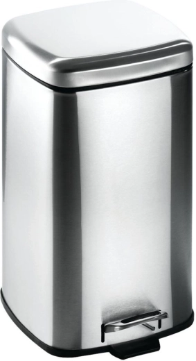 Steel pedal trash can 12 L