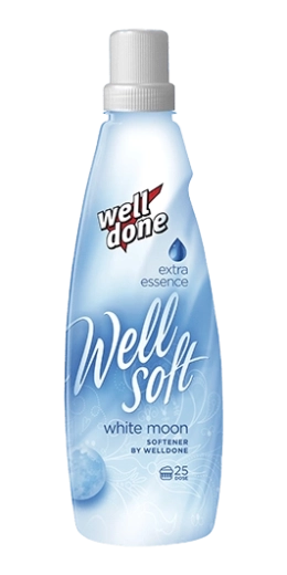 Well Done Wellsoft White Moon concentrated fabric softener 1 l