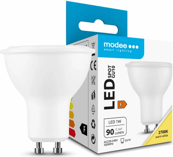 LED spotlight bulb GU10 1 W 2700 K 90 lm Modee Lighting
