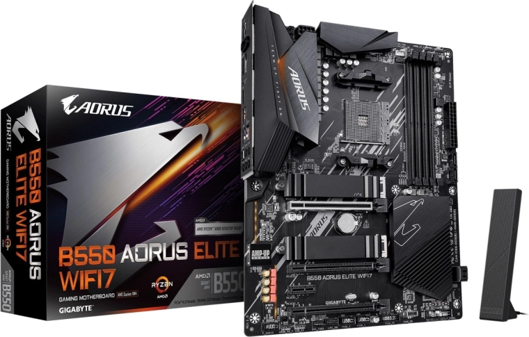 Gigabyte B550 AORUS Elite WiFi7 Motherboard