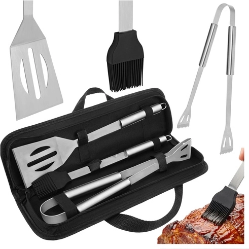 Kaminer BBQ utensil set, 3 pieces in a case