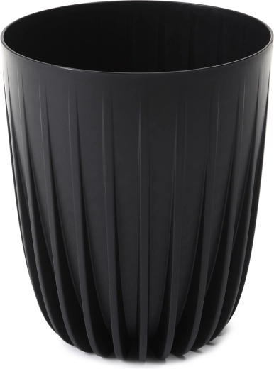 Саксия Mira 19 см eco recycled – черна