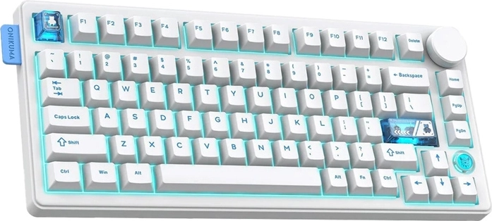 Механична клавиатура onikuma mt706 бяла qwerty