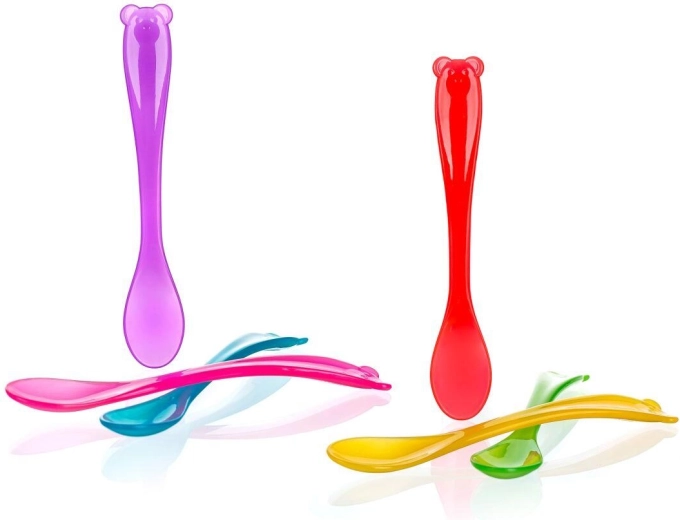 4Kids Children’s Spoons, plastic, 13.5 cm, mixed colors, 3 pcs