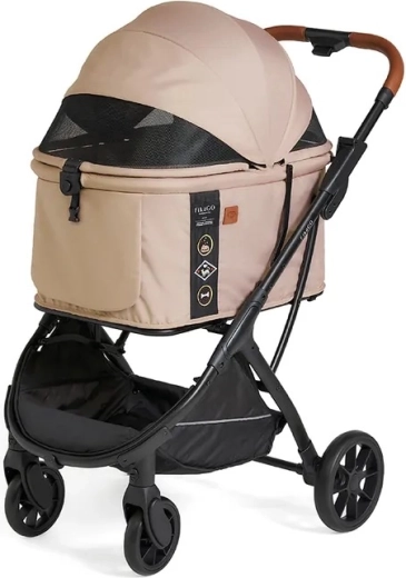 FIKAGO pet stroller Agile Huggy, beige