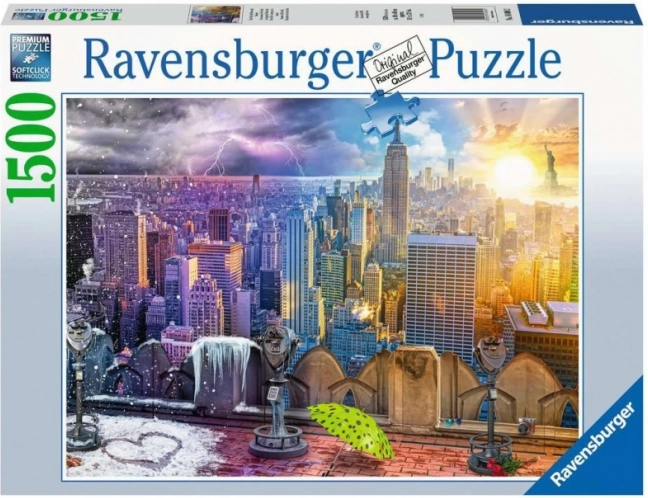 Пъзел Ravensburger „Сезоните на Ню Йорк“ – 1500 части