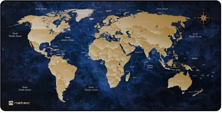 NATEC World Deep Blue Mouse Pad 800 × 400 mm