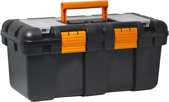 Plastic Tool Box with Organizer