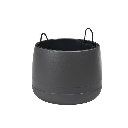 Koma flower bowl planter 48 cm, anthracite