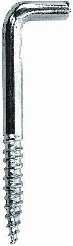 Screw hook with slot 4.4 × 40 mm, galvanized steel (100 pcs)