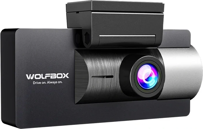 WOLFBOX i17 Dash Camera WiFi 4K + 2.5K 64 GB