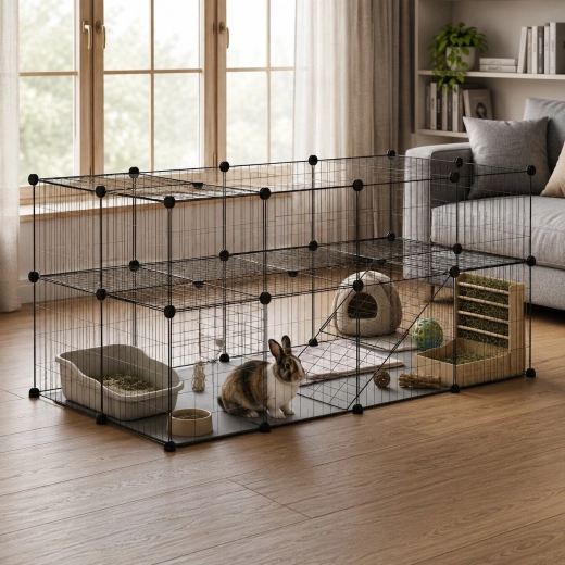 Safe space for rabbits and larger rodents