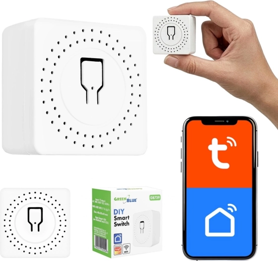 Wi‑Fi реле за електроинсталационна кутия GreenBlue - 1 брой