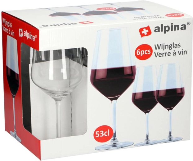 Alpina Red Wine Glasses 530 ml (6 pcs)