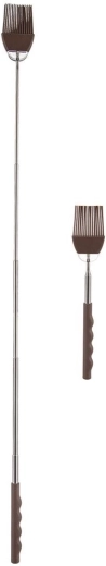 Safe distance from heat thanks to the 21–67 cm telescopic reach