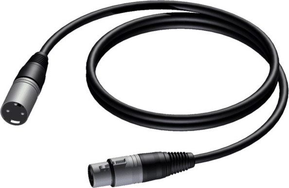Balanced microphone cable XLR (male) – XLR (female) 5 m CLA901/5
