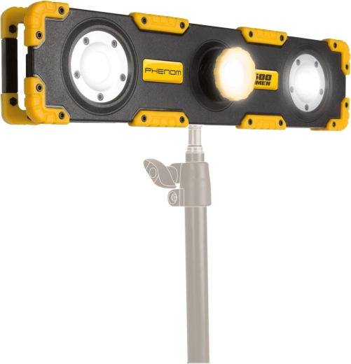 Phenom Rechargeable LED Work Light with Power Bank 1500 lm