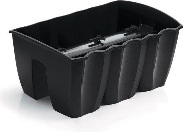 Crown railing planter 39.3 cm anthracite