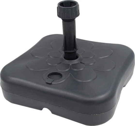 Anthracite plastic parasol base 12 l