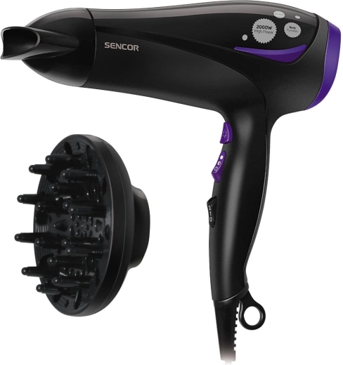 Sencor Hair Dryer with Ionization and Diffuser